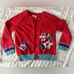 Mini Boden Floral Cardigan for girls